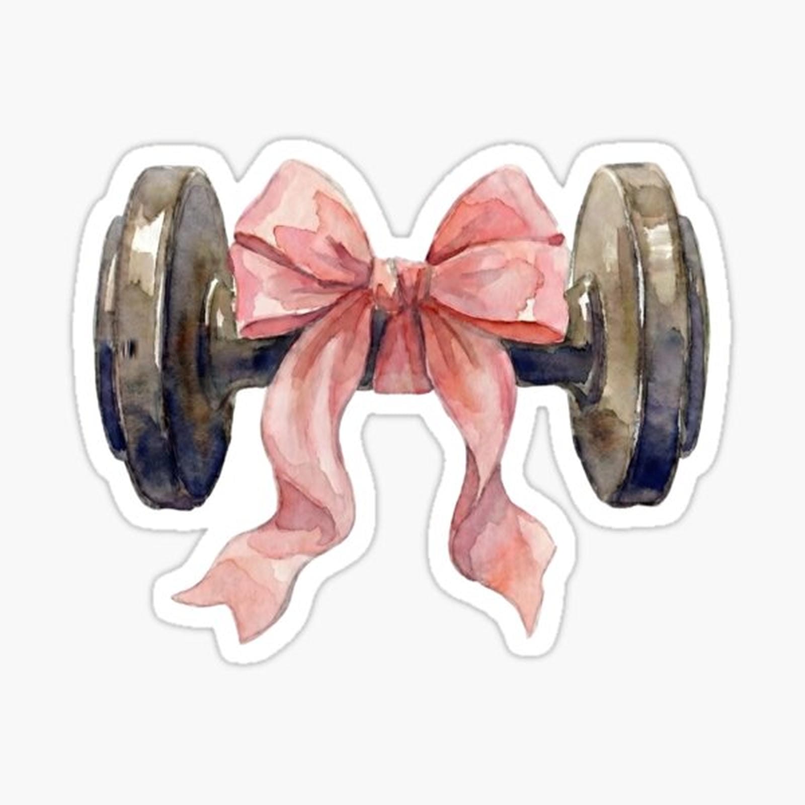 Coquette Gym Sticker