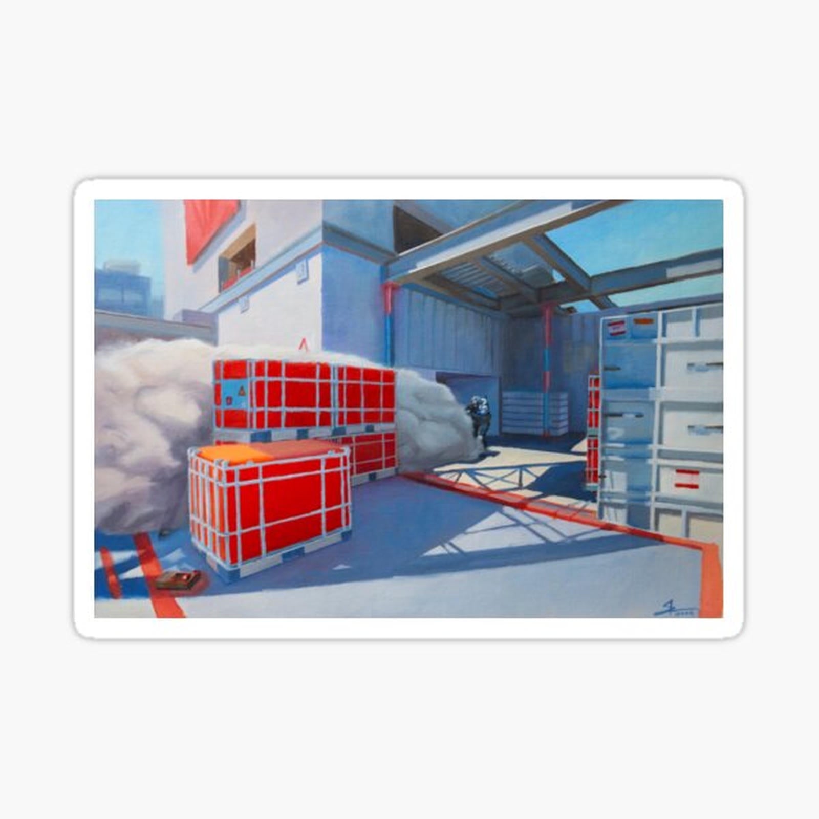 Counter Strike 2, Vertigo  A Site