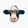 cow wearing pit vipers