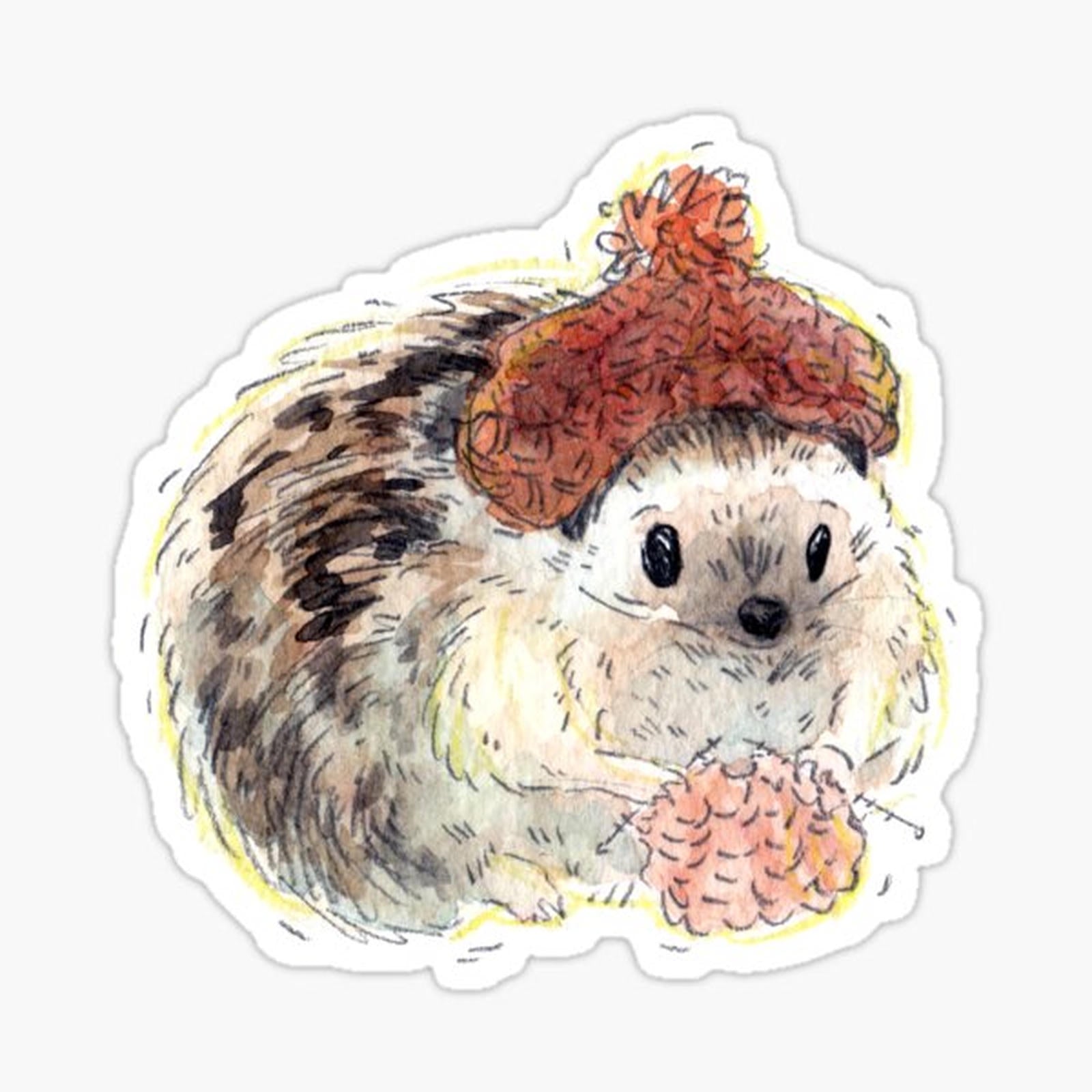 Cozy Knitting Hedghog