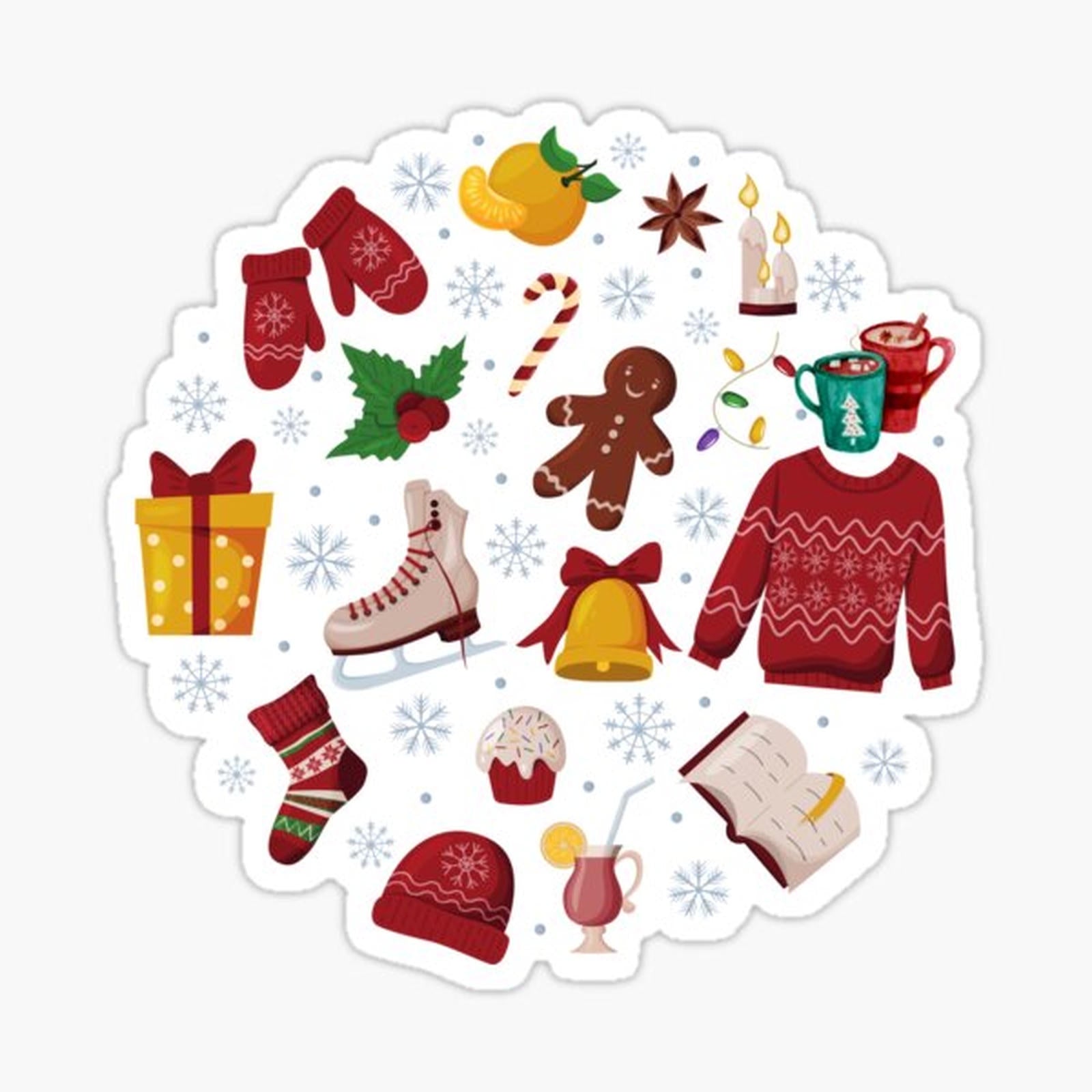 Cozy Winter Holiday Icons Collection