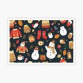 Cozy Winter Snowman Pattern