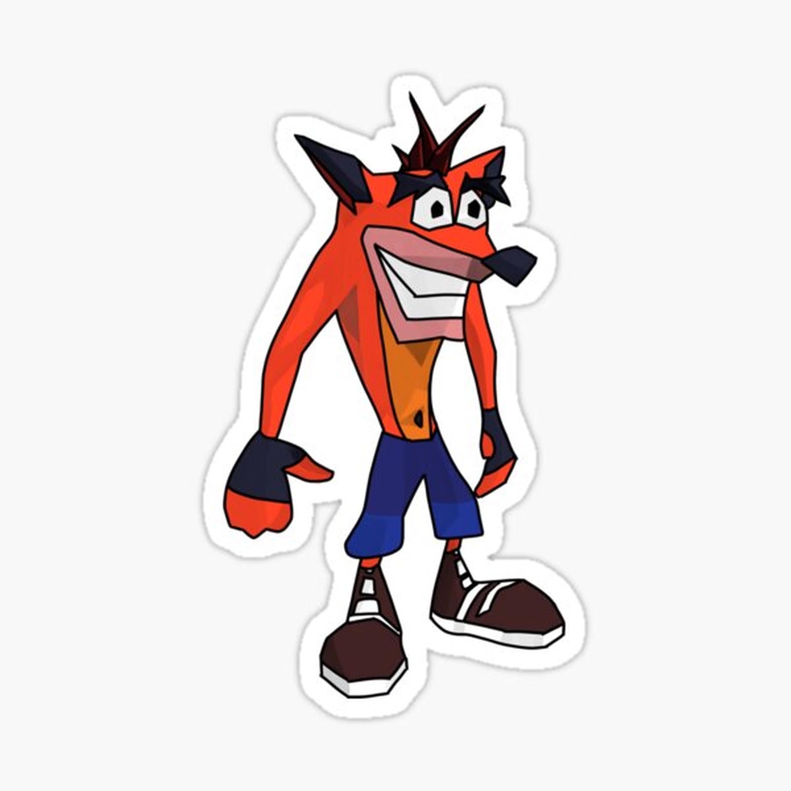 Crash Bandicoot lowpoly fanart