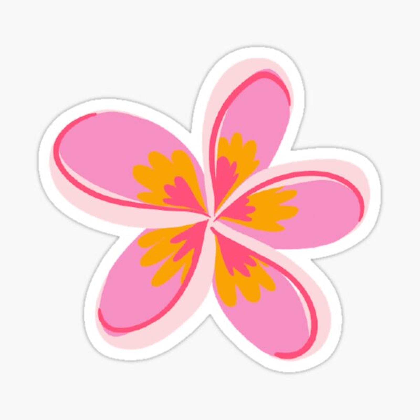 Cute lil pink frangipani