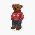 Cute Teddy Bear Christmas Cozy