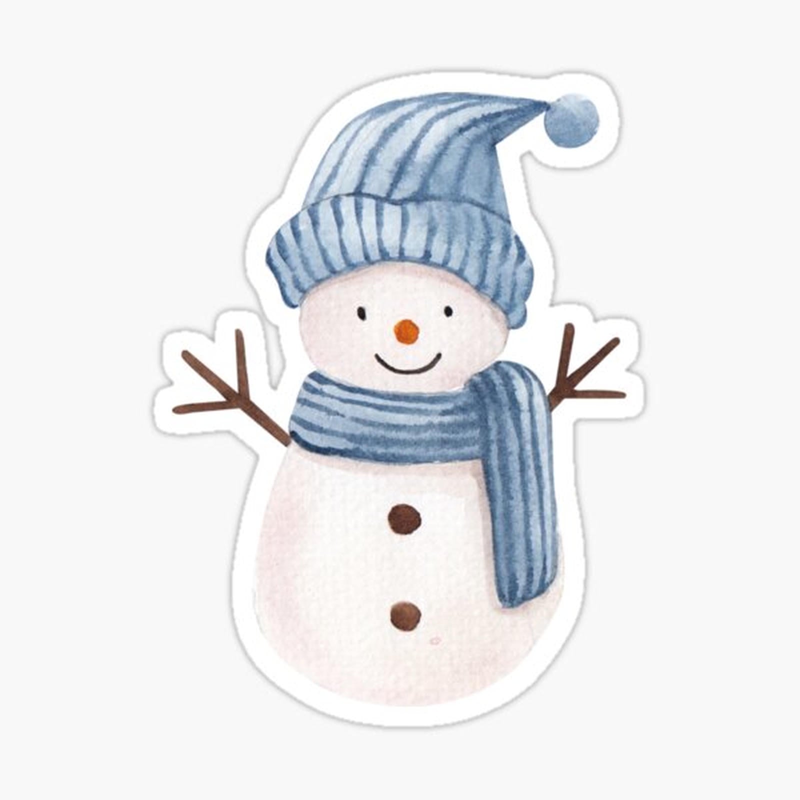 Cute Winter Holiday Snowman