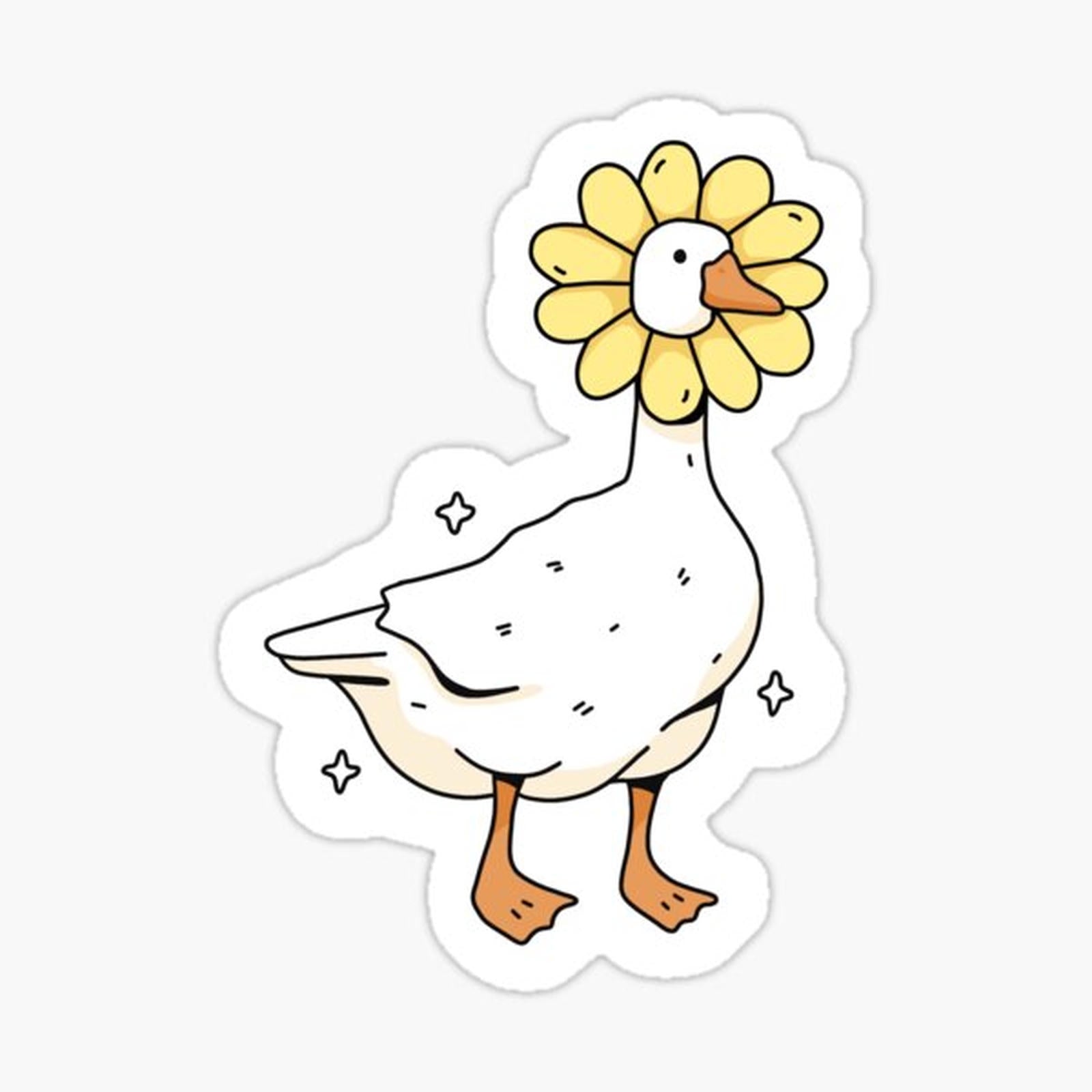 daisy goose illustration