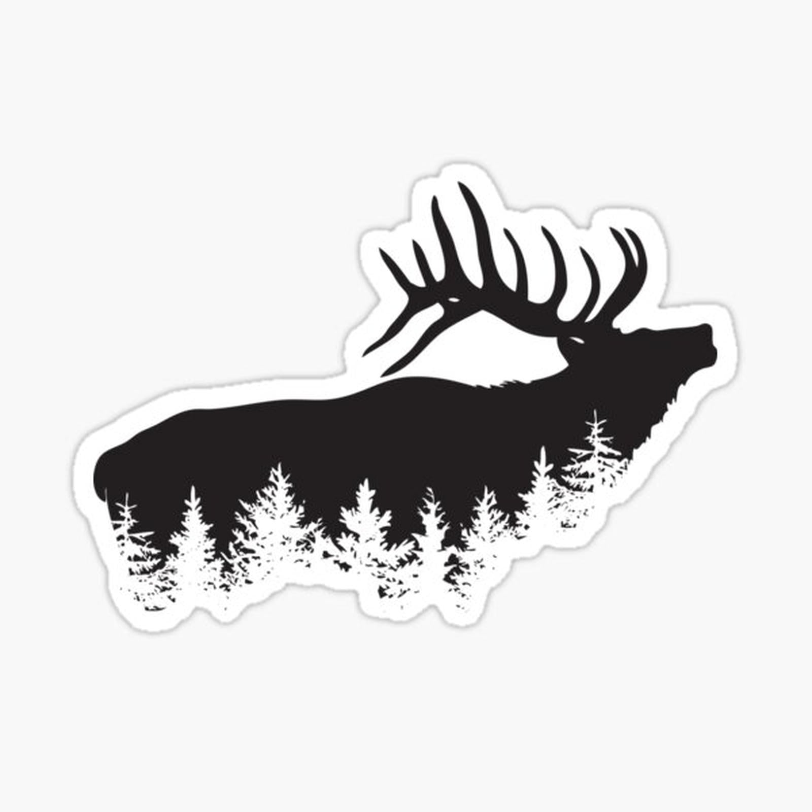 Deer and Evergreens Hunting