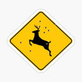 Deer crossing sign 2