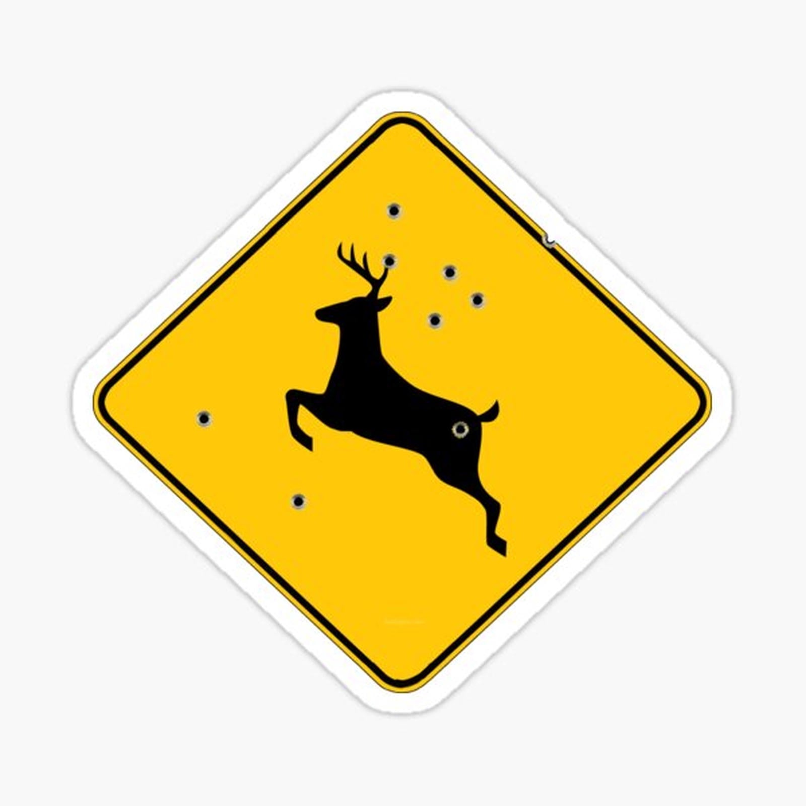 Deer crossing sign 2