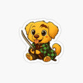 demon slayer Tanjiro golden retriever