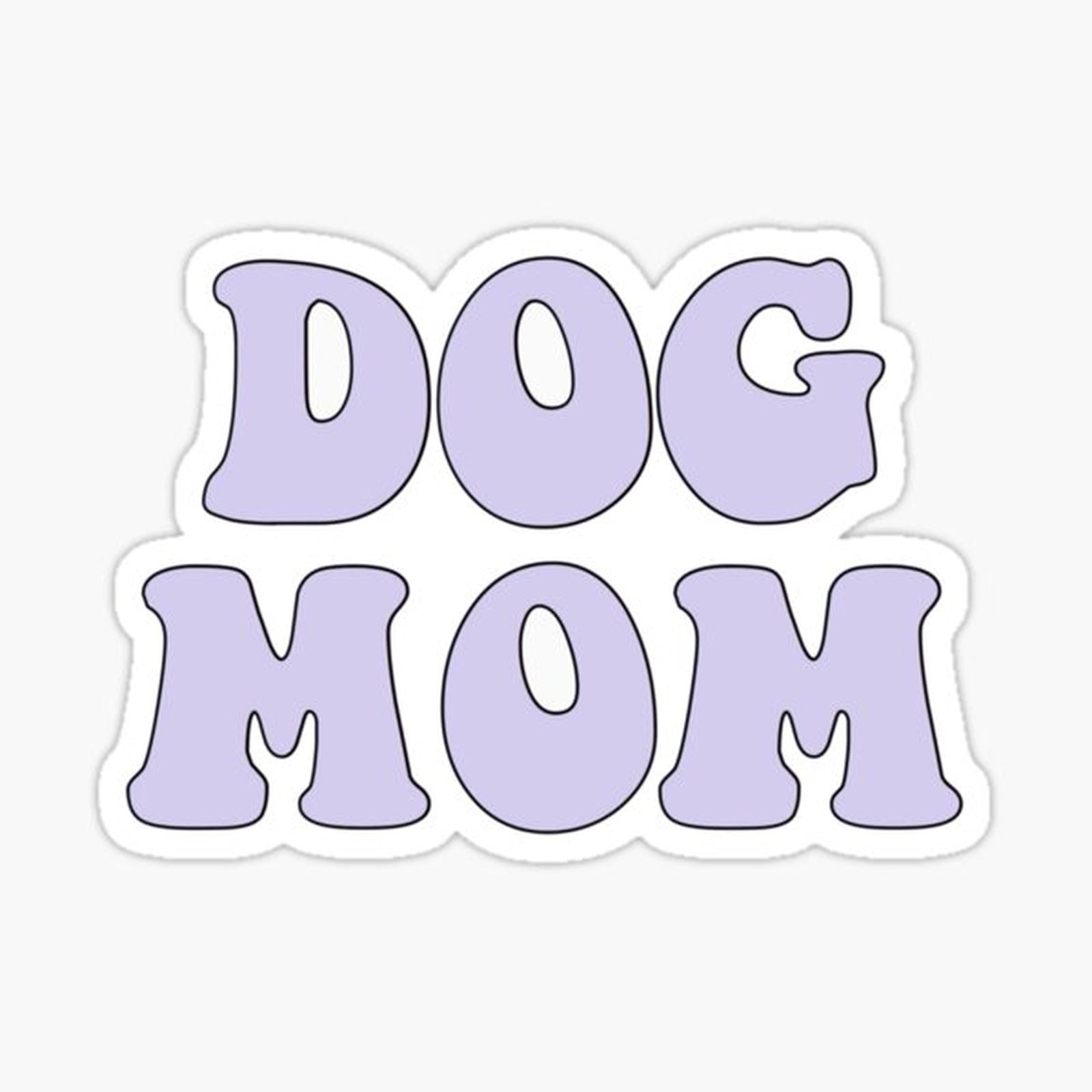 Dog Mom purple