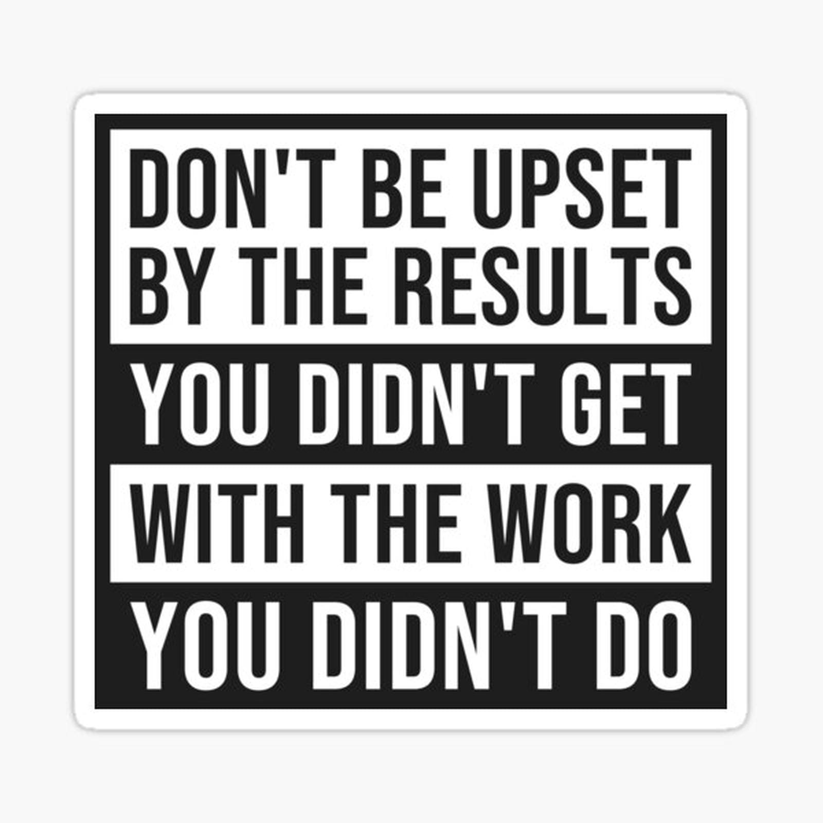 Don't Be Upset