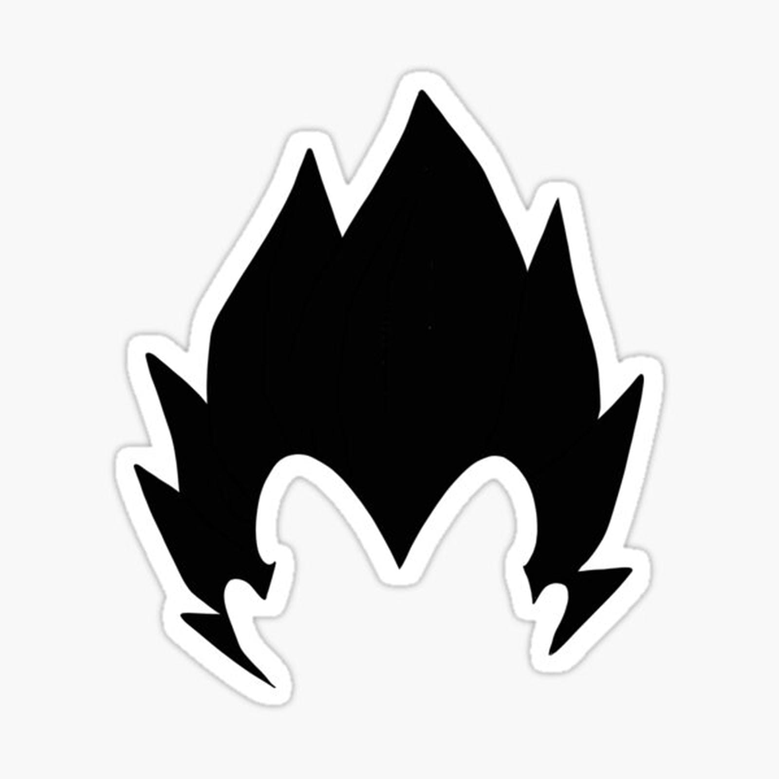 Dragon Ball - Vegeta’s hair - Small and mosaic