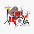 Drum Set Sloth