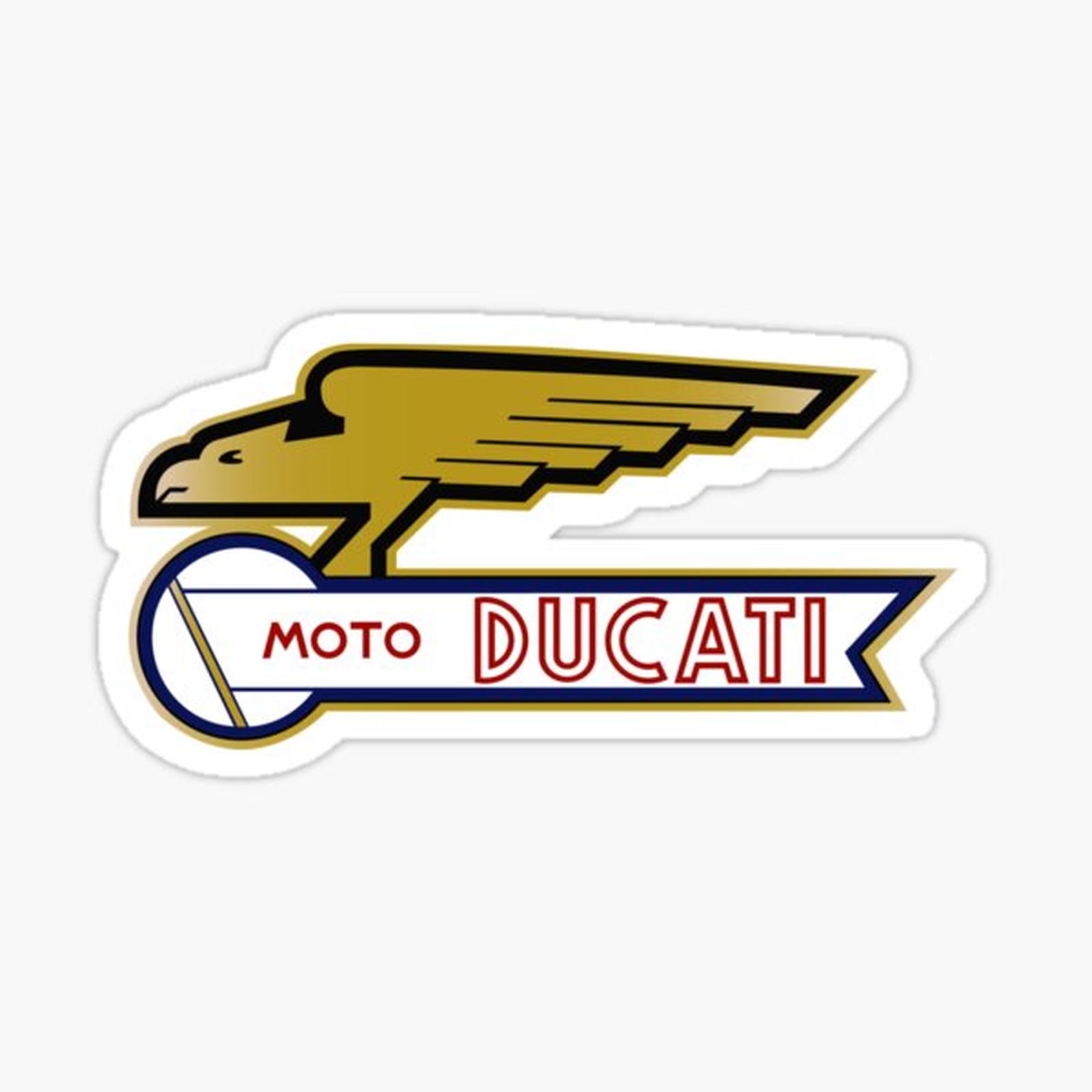 Ducati Moto Vintage Logo Type1