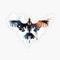 eagle wing abstract color