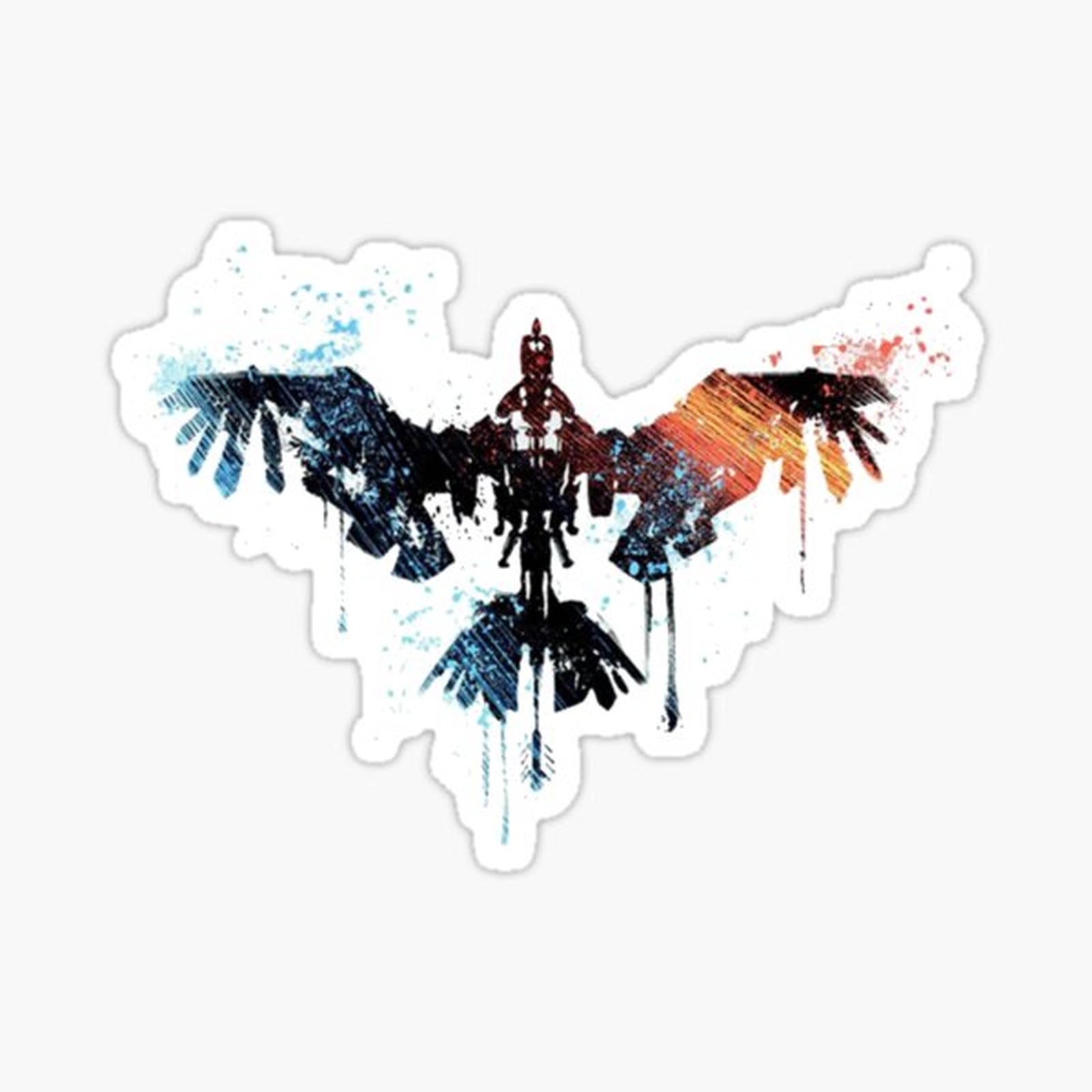 eagle wing abstract color