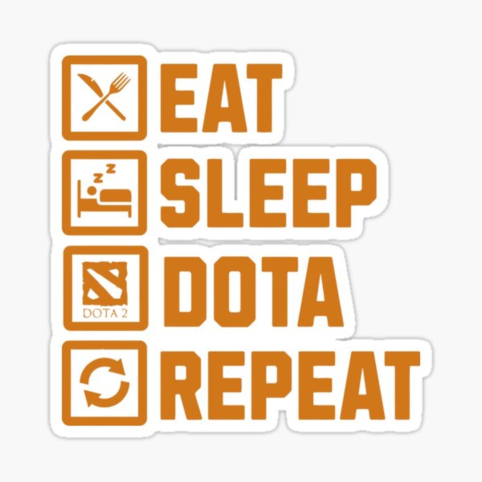 Eat Sleep Dota Repeat_ The Gamer's Mantra