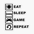 Eat, Sleep, Game, Repeat.