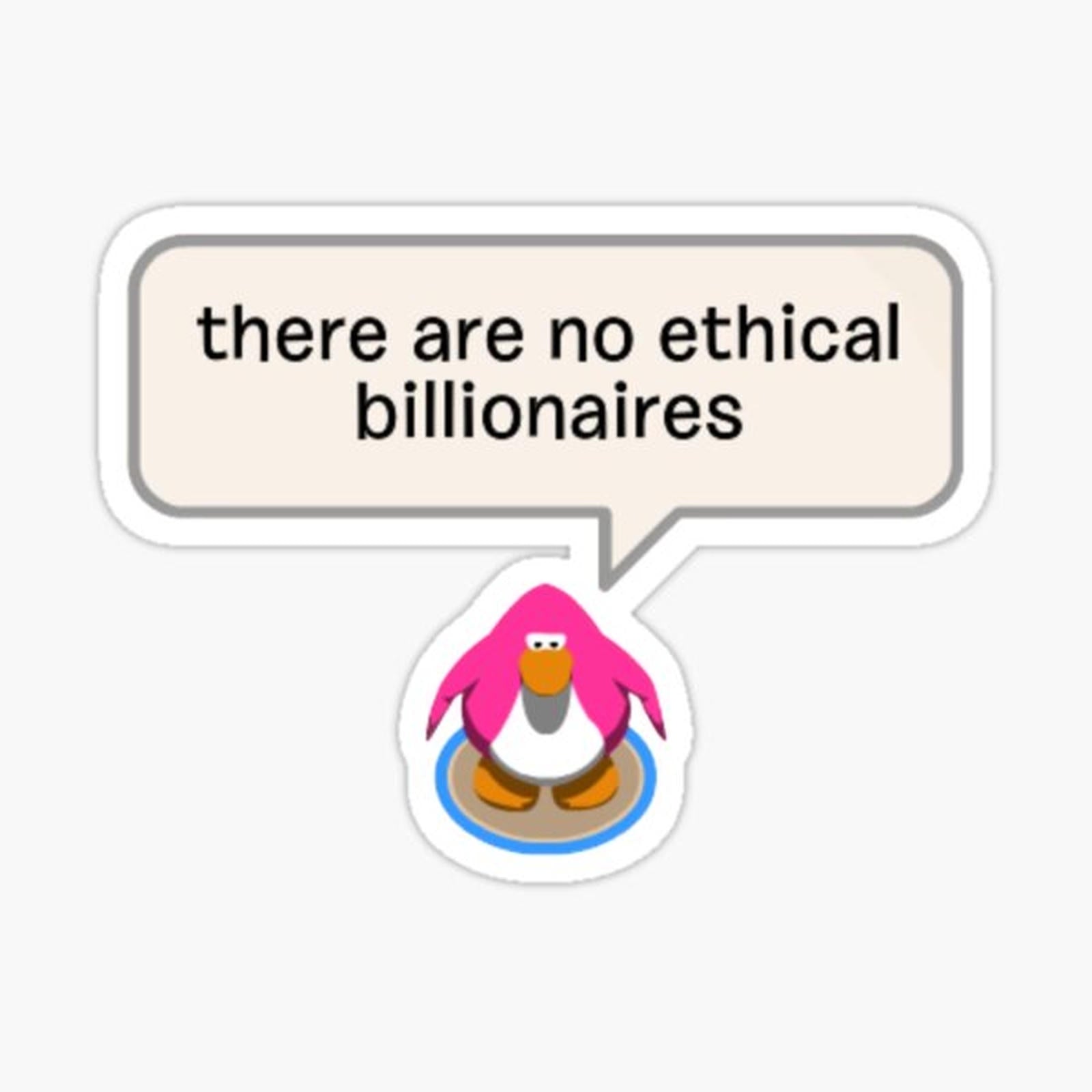 eat the rich penguin