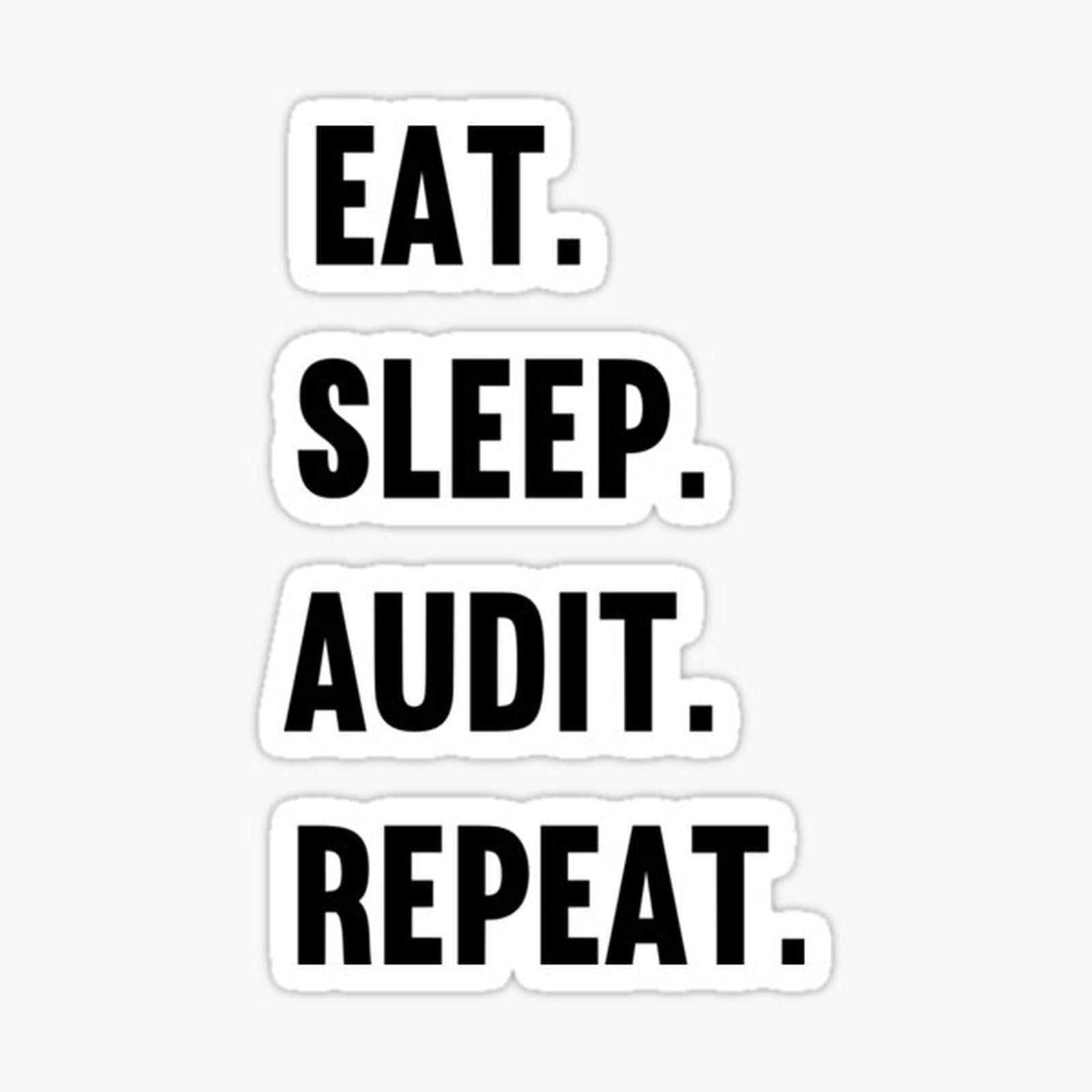 Eat. Sleep. Audit. Repeat.