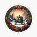 Elegant Royal Carriage Winter Art