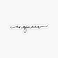 engineer sticker