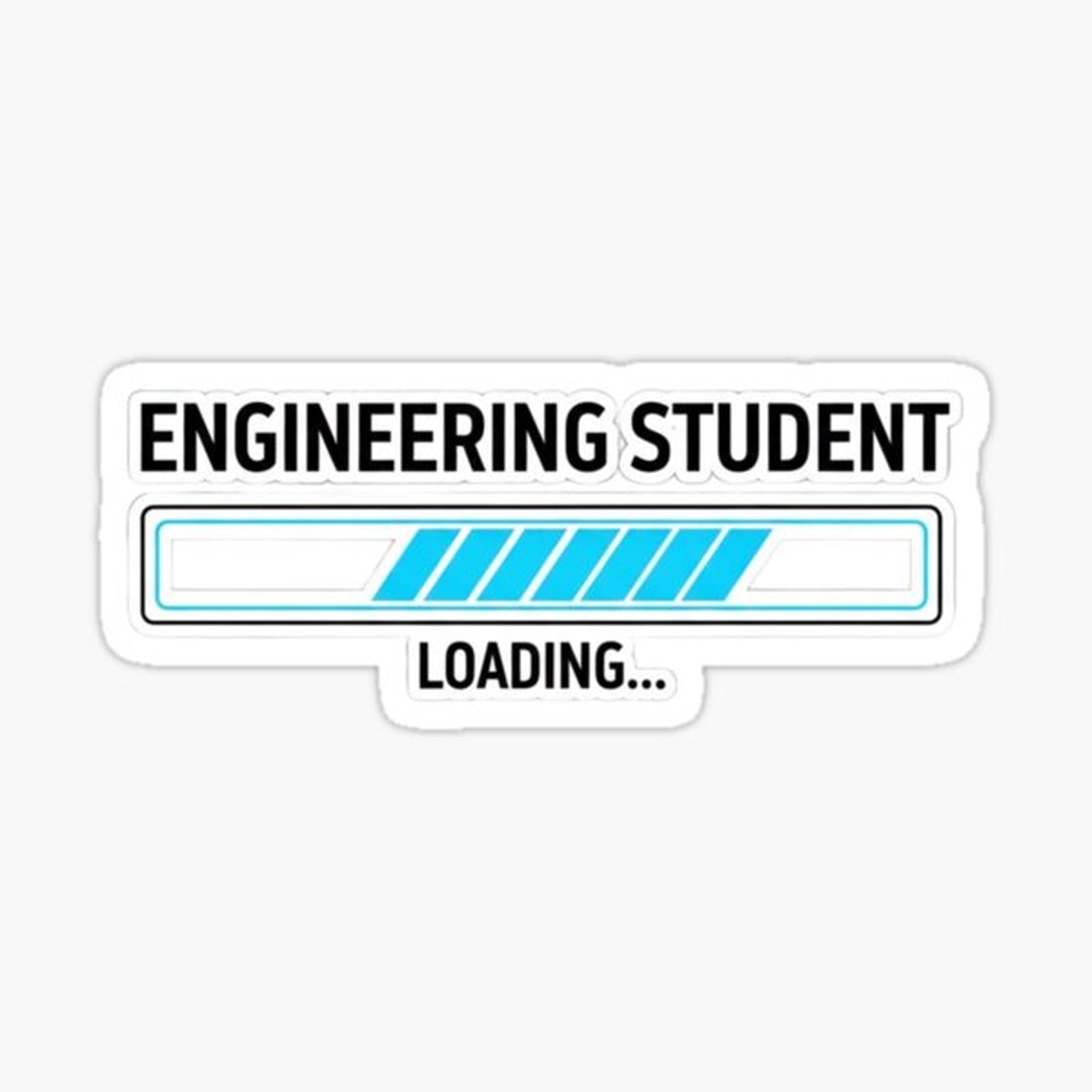 Engineering Student Loading Bar – Funny Engineer Student Progress Design