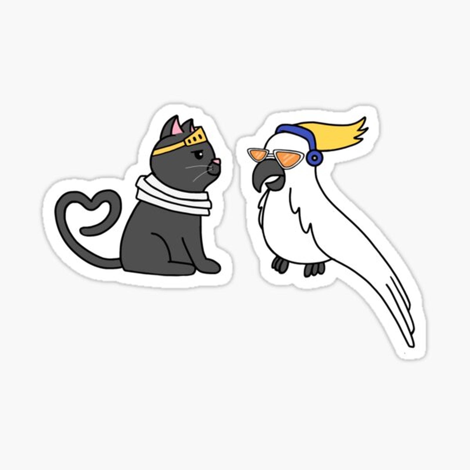 EraserCat and CockatooMic