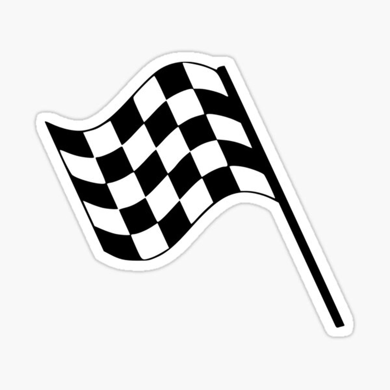F1 Checkered Finish Line Flag