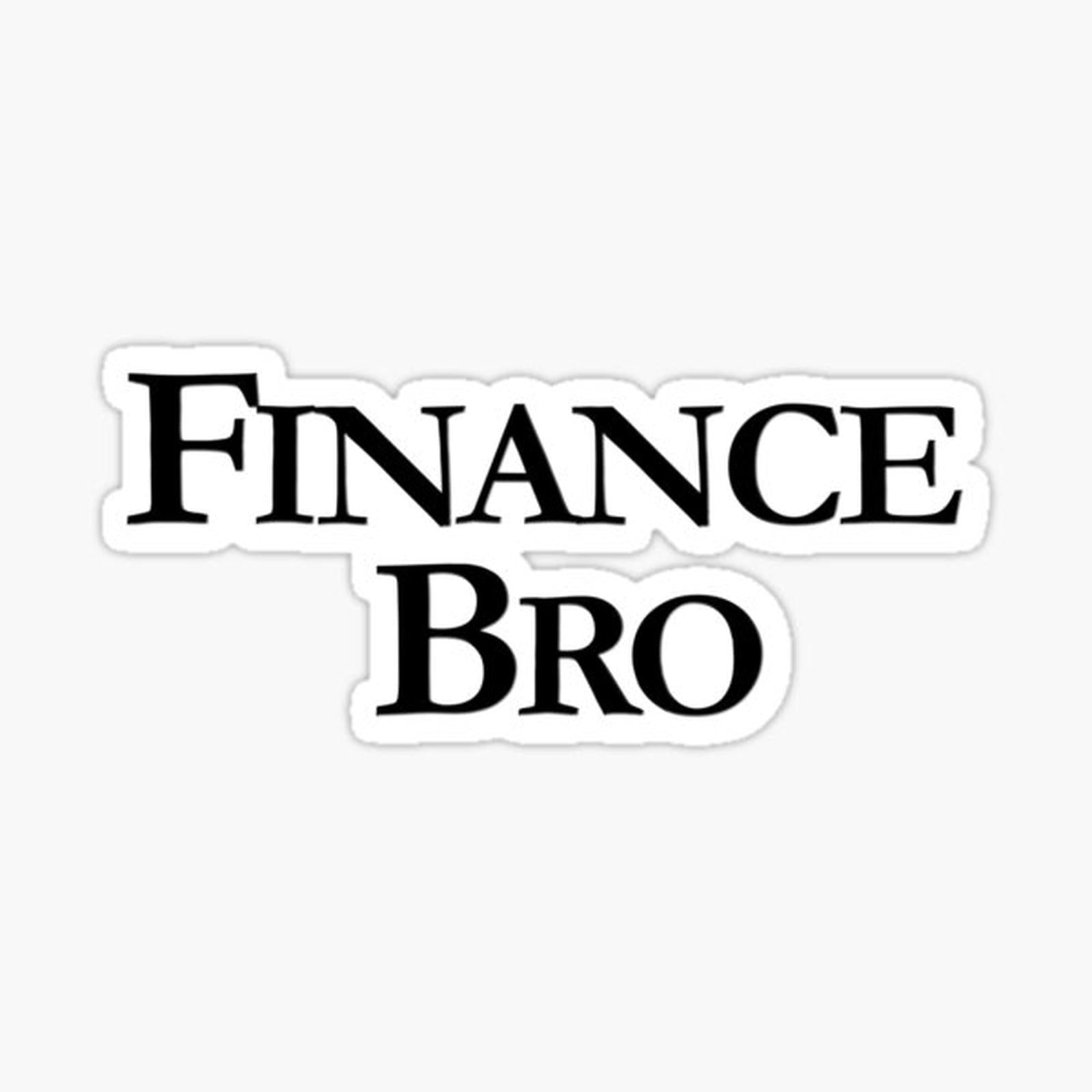 Finance Bro - Bone & Silian Rail Embossed