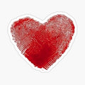 fingerprints heart