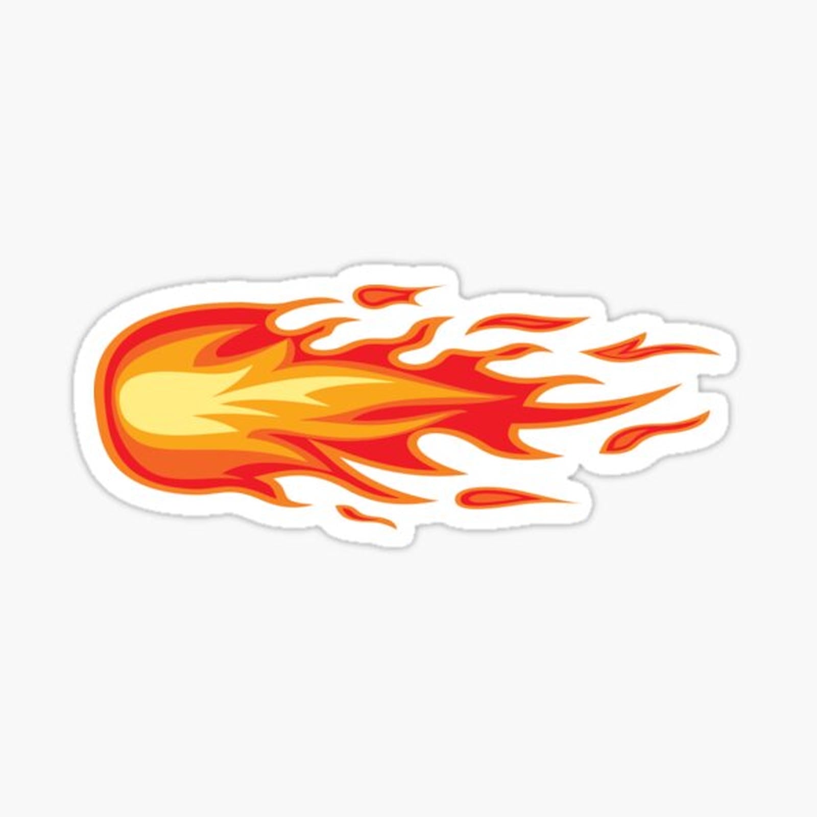 Flames for a crazy helmet