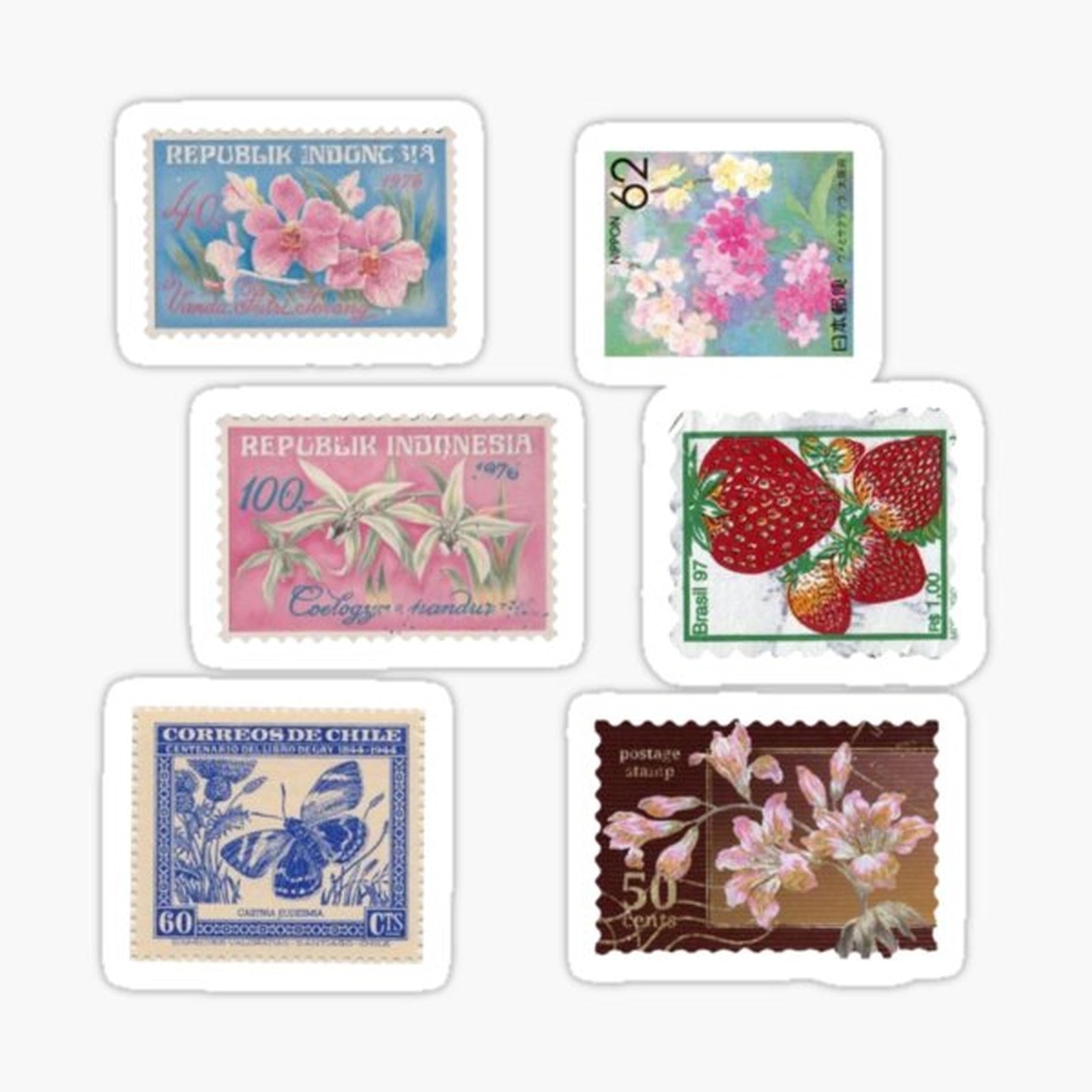 Flower Cute Stamps