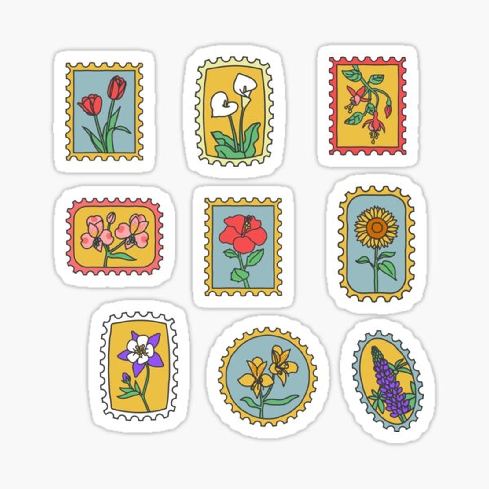 Flower Postage