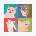 Four Meme Cats of the Apocalypse