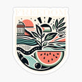 Freedom Palestine watermelon olive keffiyeh flag