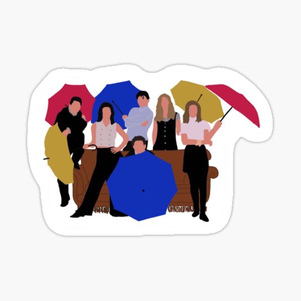 friends umbrellas