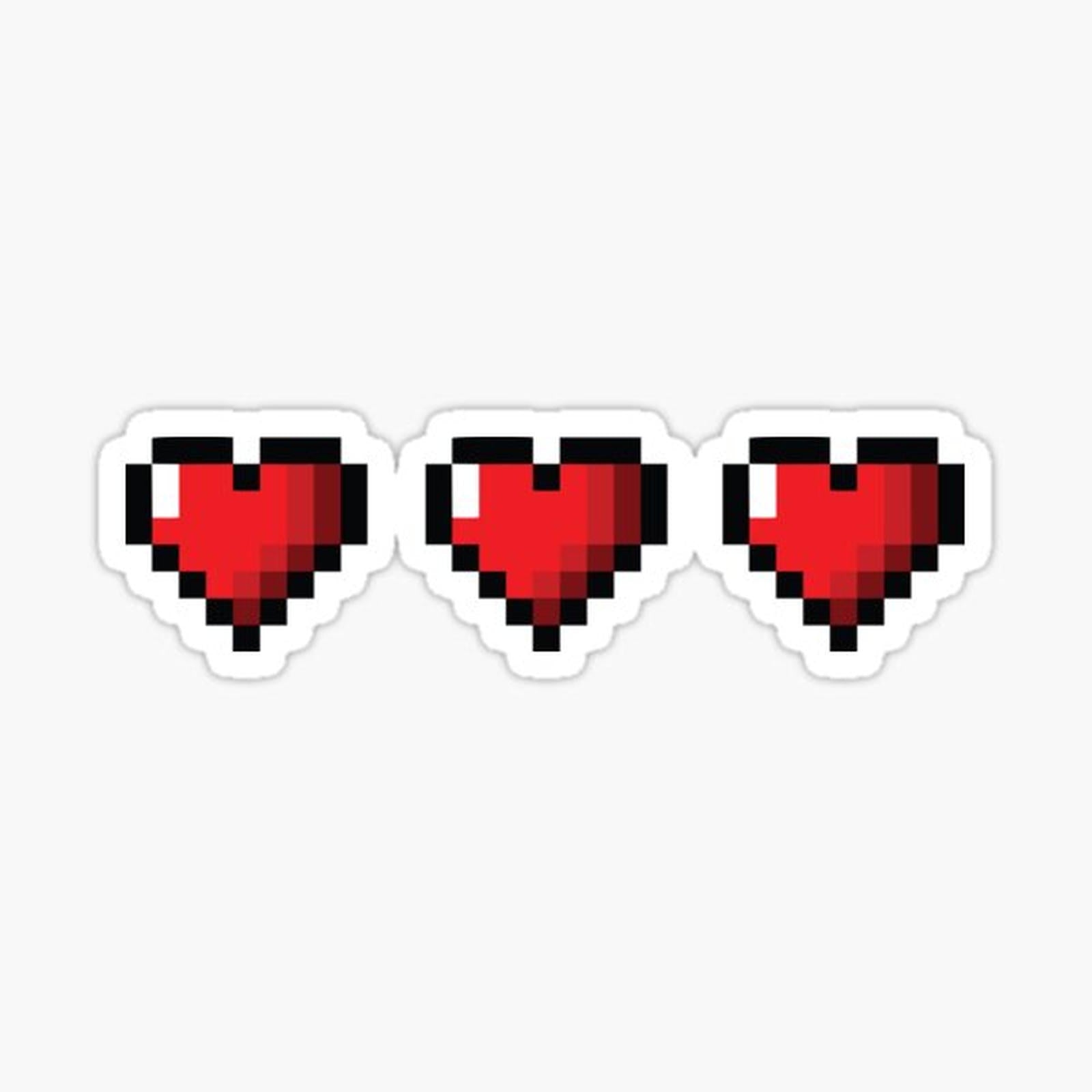 Full Life Video Game Hearts