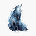Galaxy Howling Wolf