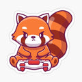 Gaming Red Panda