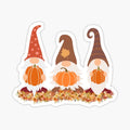 Gnomes with Pumpkins