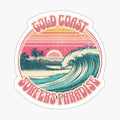 Gold Coast Surfers Paradise vintage surf print