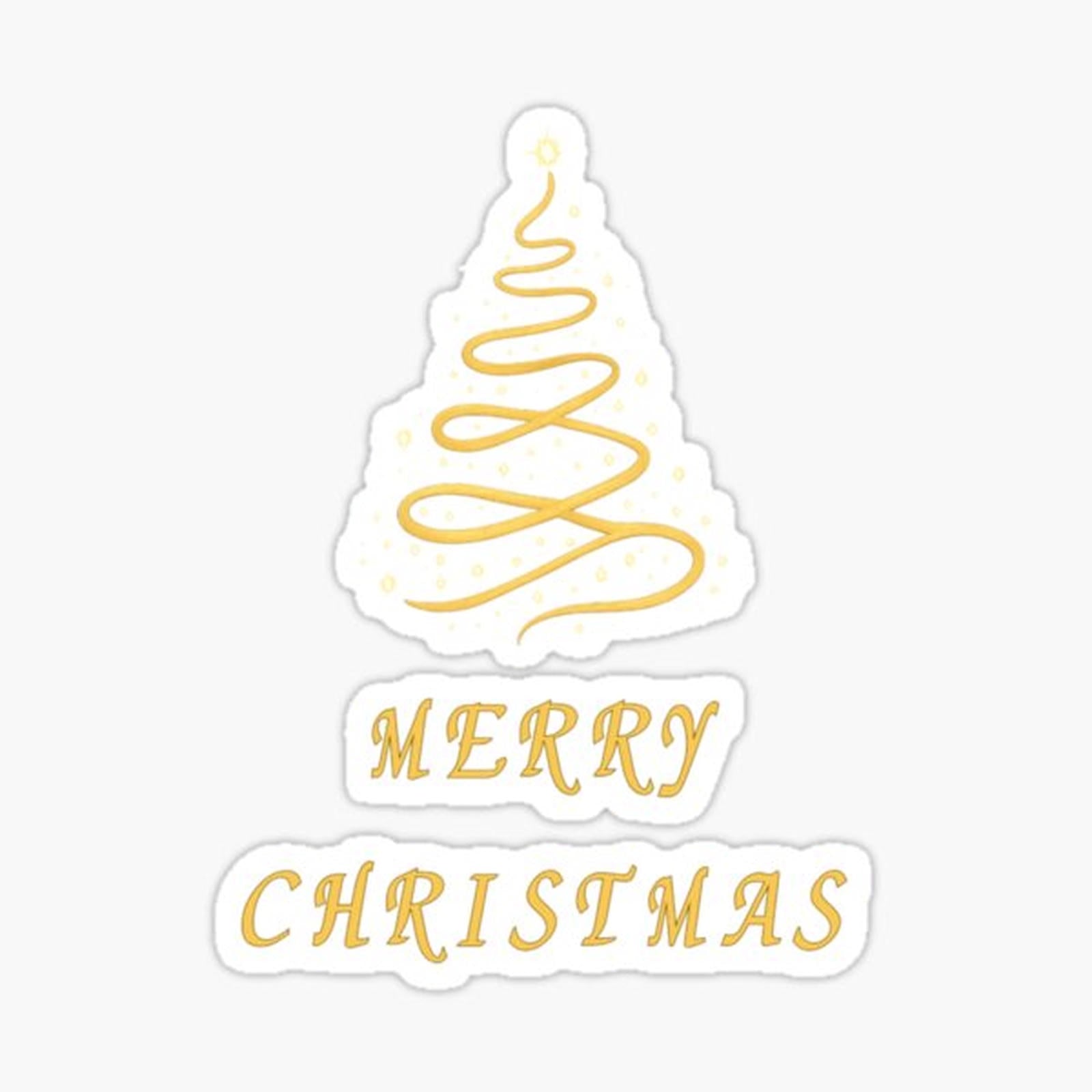 Golden Christmas Tree – Festive Holiday Design