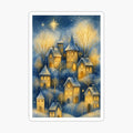 Golden Winter Dreams – Klimt-Inspired Snow Landscapes