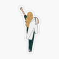 Graduation white coat steth love
