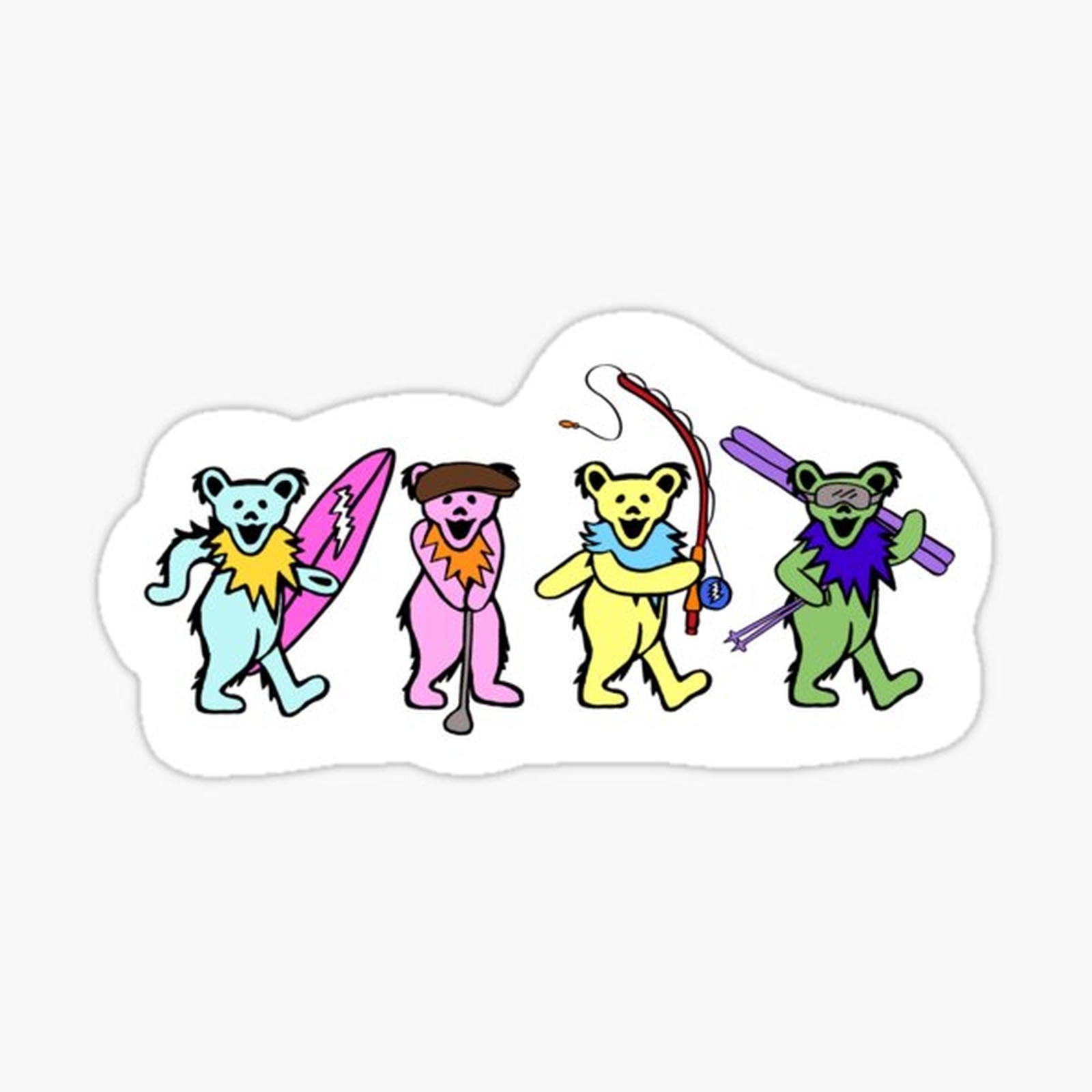 Grateful Dead Sporty Bears