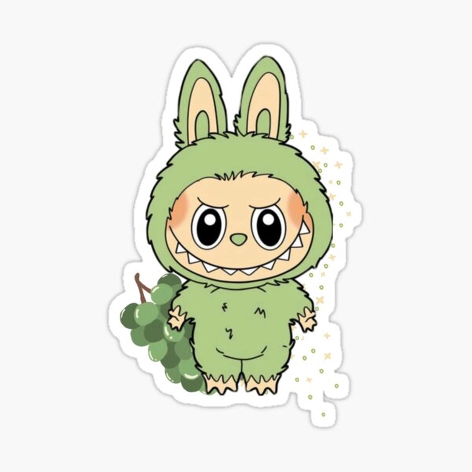Green Labubu