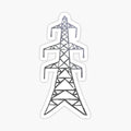 Grey Electricity Pylon